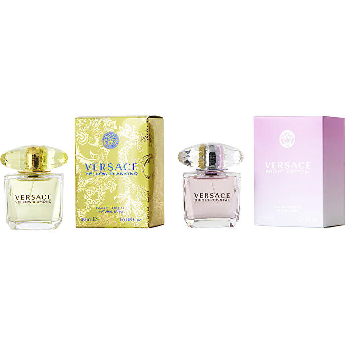 Versace Variety 2 Piece Womens Variety With Versace Bright Crystal & Versace Yellow Diamond And Both Are Eau De Toilette Spray 30ml/1oz