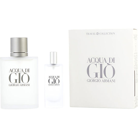 Giorgio Armani Acqua Di Gio Eau De Toilette Spray 100ml/3.4oz & Eau De Toilette Spray 15ml/0.5oz