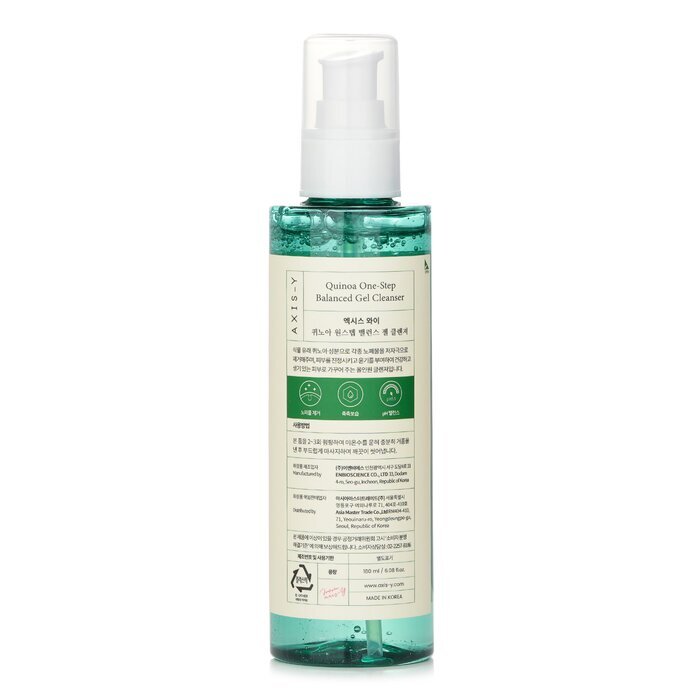 AXIS-Y Quinoa One-Step Balanced Gel Cleanser  (Exp Date: 7/6/2026) 180ml/6.08oz