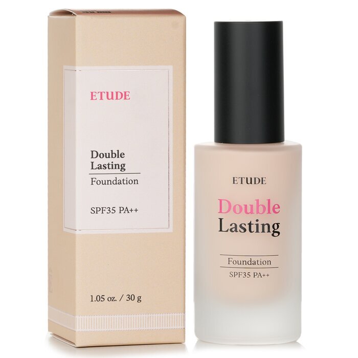 Etude House Double Lasting Foundation SPF 35 - #21C1 Petal (Exp. Date 03 Apr 2026) 30g/1.05oz