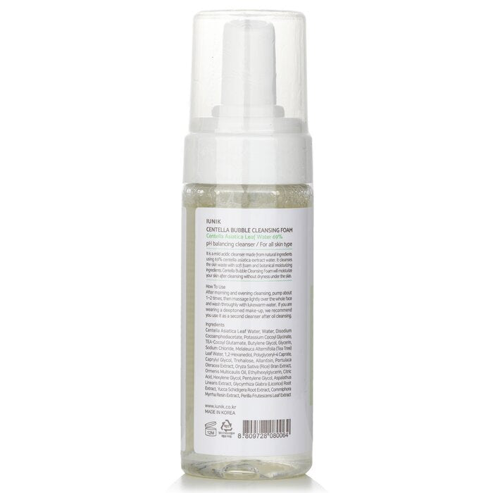 iUNIK Centella Bubble Cleansing Foam - For All Skin Type (Exp. Date 08 Mar 2026) 150ml/5.07oz