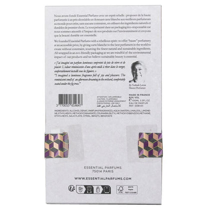 Essential Parfums Fig Infusion Eau De Parfum Refillable Spray 90ml/3.3oz