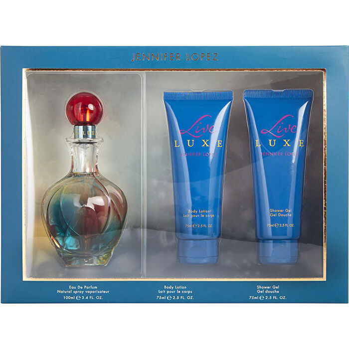 Jennifer Lopez Live Luxe Eau De Parfum Spray 90ml/3.4oz & Body Lotion 60ml/2.5oz & Shower Gel 60ml/2.5oz