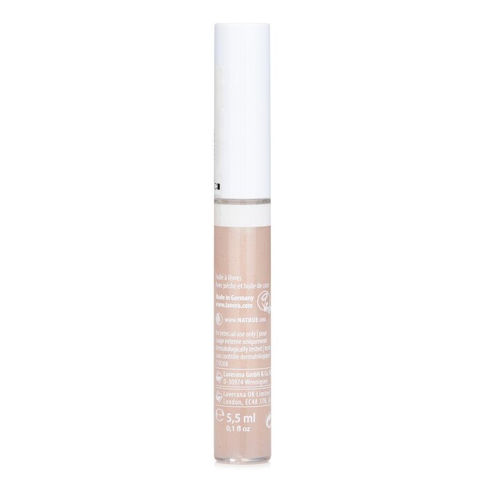 Lavera Juicy Lips Oil With Peach & Coconut Oil (Exp. Date 31 July 2026) 5.5ml/0.1oz