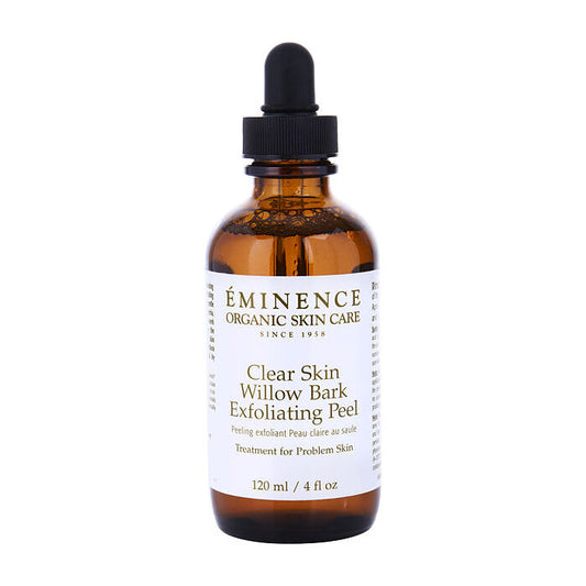 Eminence Clear Skin Willow Bark Exfoliating Peel (with 35 Dual-textured Cotton Rounds) -- 118ml/4oz