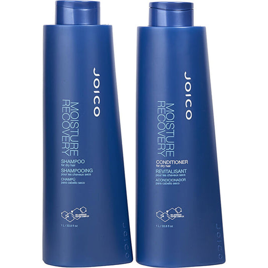 Joico 2 Piece Moisture Recovery Shampoo 1000ml/33.8oz And Moisture Recovery Conditioner 1000ml/33.8oz