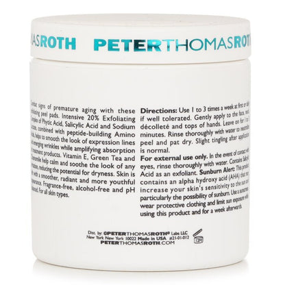 Peter Thomas Roth Peptide Skinjection Exfoliating Peel Pads 60ct