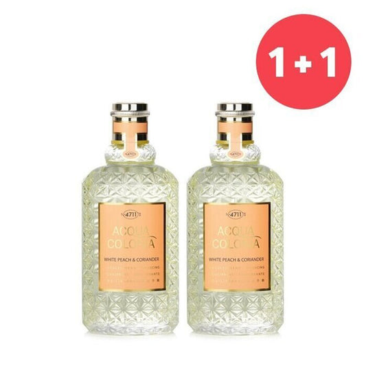 4711 【1+1 Set】Acqua Colonia White Peach & Coriander Eau De Cologne Spray 170ml/5.7oz x2