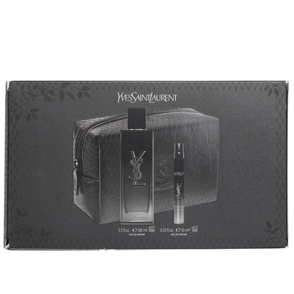 Yves Saint Laurent Myslf Est Eau De Parfum Coffet: Myslf Est Eau De Parfum Spray 100ml + Myslf Est Eau De Parfum Spray 10ml + Pouch 2pcs+1pouch