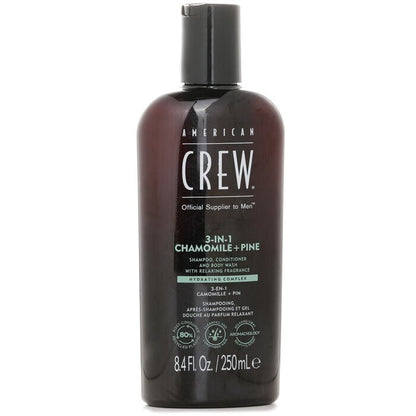 American Crew 3-in-1 Chamomile + Pine Shampoo,  Conditioner And Body Wash 250ml/8.4oz