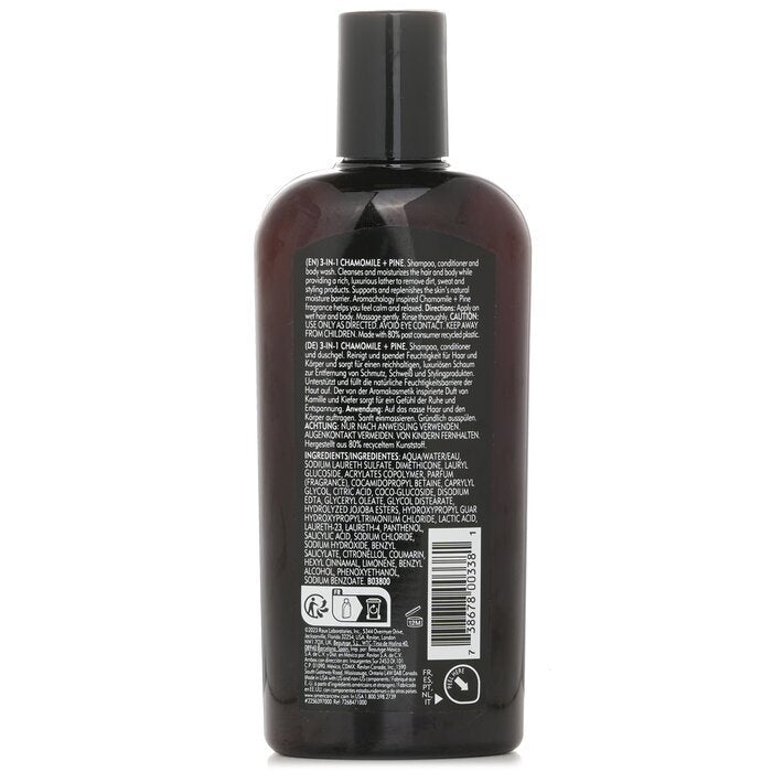 American Crew 3-in-1 Chamomile + Pine Shampoo,  Conditioner And Body Wash 250ml/8.4oz