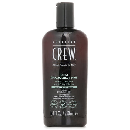 American Crew 3-in-1 Chamomile + Pine Shampoo,  Conditioner And Body Wash 250ml/8.4oz