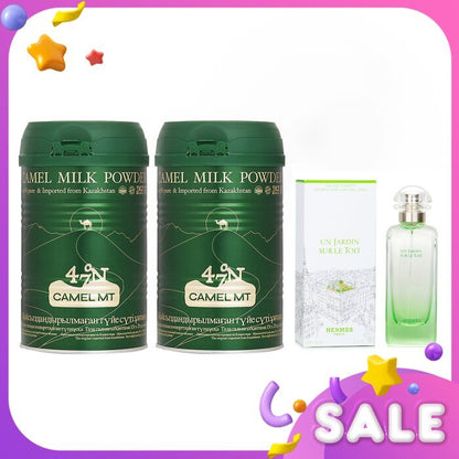Camel MT Camel Milk Powder x2 + Hermes Un Jardin Sur Le Toit EDT Spray 3pcs