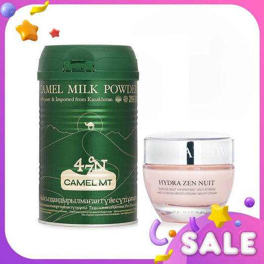 Camel MT Camel Milk Powder + Lancome Hydra Zen Nuit Night Cream 2pcs