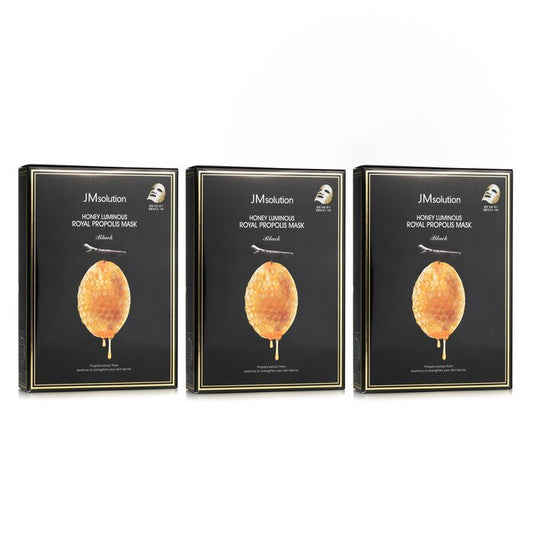 JM Solution 【Super Saver Pack】Honey Luminous Royal Propolis Mask x3 30mlx10pcs x3