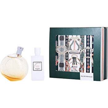 Hermes Eau Des Merveilles Eau De Toilette Spray 90ml/3.3oz & Body Lotion 60ml/2.7oz