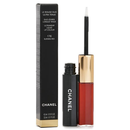 Chanel Le Rouge Duo Ultrawear Liquid Lip Colour - # 176 Burning Red 4.5ml+3.5ml