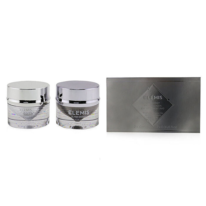 Elemis Ultra Smart Pro-collagen Day & Night Eye Treatment Duo (1x Morning Eye Balm 1x Evening Eye Cream 1x Eye Tool) -- 2x10ml/0.3oz
