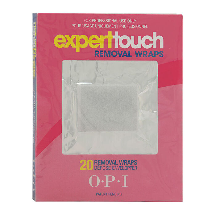 Opi Expert Touch Color Removal Wraps 20ct