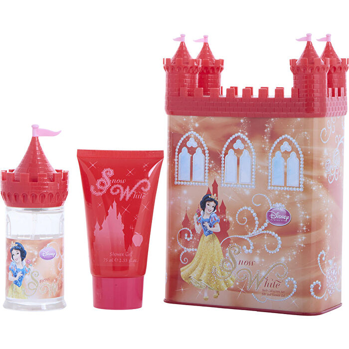 Disney Snow White Eau De Toilette Spray 30ml/1.7oz (castle Packaging) & Shower Gel 60ml/2.5oz & Castle Coin Bank