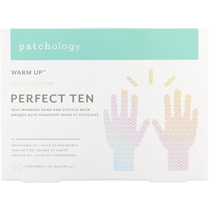 Patchology Warm Up Perfect Ten Self-warming Hand & Cuticle Mask (1 Treatment) -- 2x8g/0.28oz