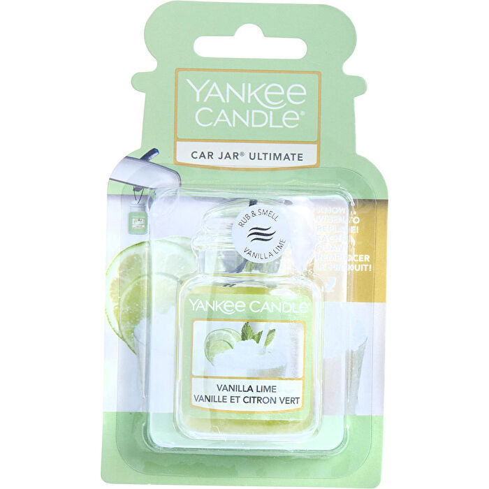 Yankee Candle Vanilla Lime Car Jar Ultimate Air Freshener