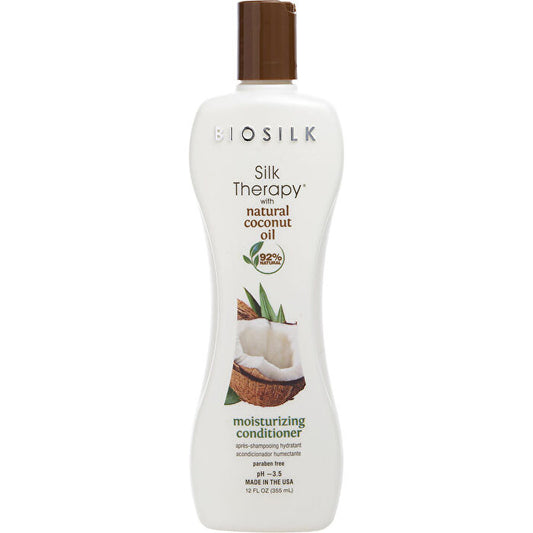 Biosilk Silk Therapy Organic Coconut Oil Conditioner 355ml/12oz