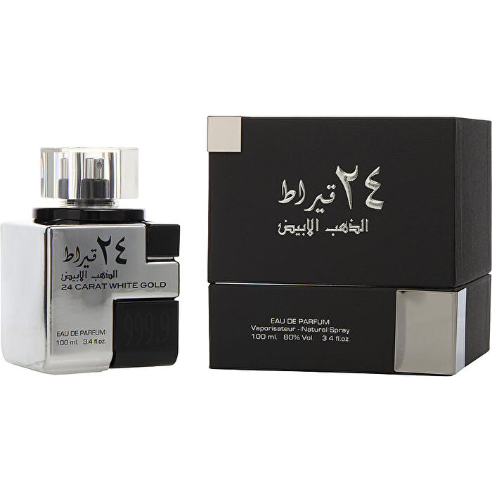 Lattafa 24 Carat White Gold Eau De Parfum Spray 90ml/3.4oz