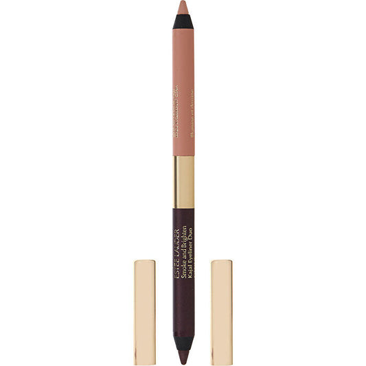 Estee Lauder Smoke And Brighten Kajal Eyeliner Duo - # 02 Bordeaux / Ivory 1g/0.03oz