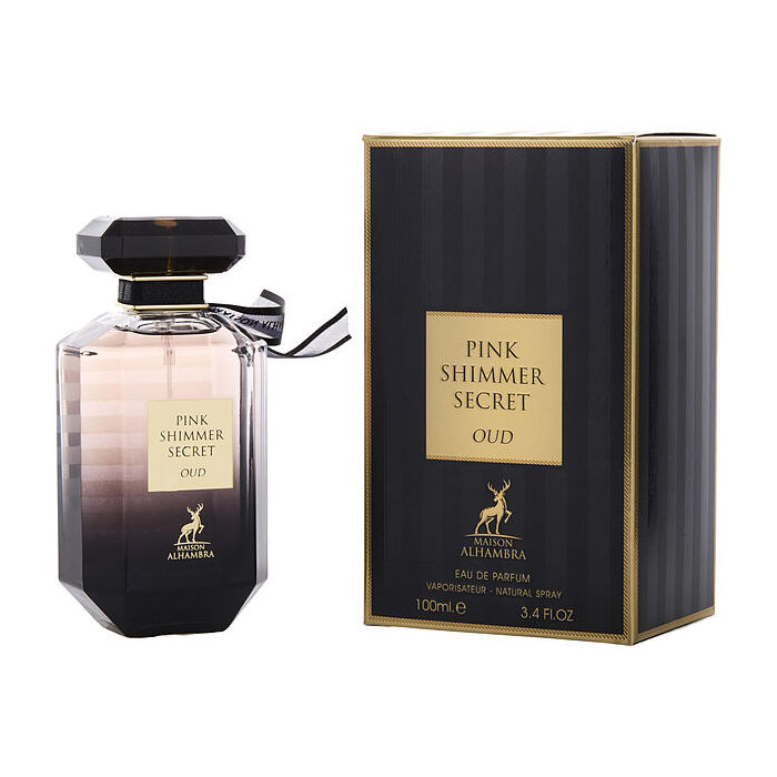 Maison Alhambra Pink Shimmer Secret Oud Eau De Parfum Spray 90ml/3.4oz