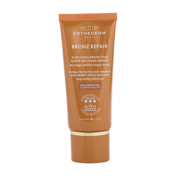 Esthederm Bronz Repair Sunkissed Protective Anti-wrinkle And Firming Tinted Face Care - Golden Natural Tan 50ml/1.7oz