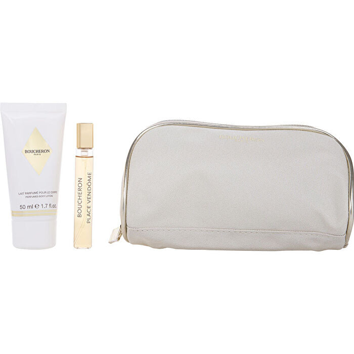 Boucheron Place Vendome Eau De Parfum Spray 0.25oz & Body Cream 30ml/1.7oz & Pouch