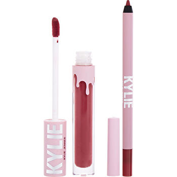 Kylie Jenner Kylie By Kylie Jenner Matte Lip Kit: Matte Liquid Lipstick 3ml/0.1oz & Lip Liner 1.1g/0.03oz - # 503 Bad Lil Thing Matte 2pcs