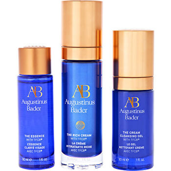 Augustinus Bader The Skin Renewal System: The Rich Cream 30ml/1oz & The Cream Cleansing Gel 30ml/1oz & The Essence 30ml/1oz 3pcs