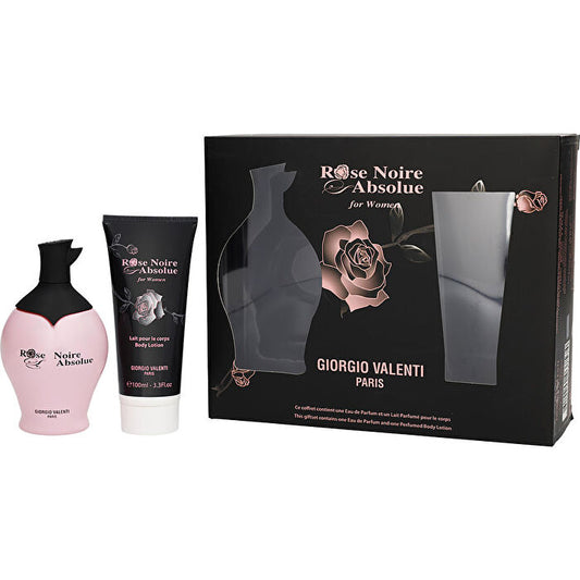Giorgio Valenti Rose Noire Absolue Eau De Parfum Spray & Body Lotion 90ml/3.3oz