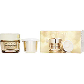 Estee Lauder Double Your Glow Refill Set: Revitalizing Supreme & Youth Power Creme 50ml/1.7oz & Refill 50ml/1.7oz 2pcs