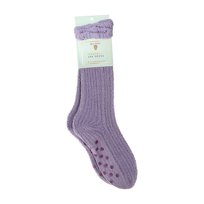 Spa Accessories Treatment Spa Socks With Aloe - Ultra Violet