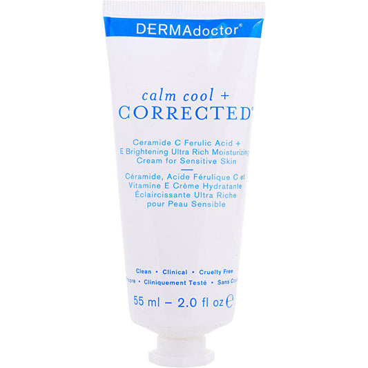 Dermadoctor Ceramide C Ferulic Acid & E Brightening Ultra Rich Moisturizing Cream For Sensitive Skin 55ml/1.86oz