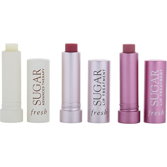 Fresh Tint & Treat Lip Kit: Sugar Advanced Thearpy & Sugar Lip Treatment Rose & Sugar Lip Treatment Icon 2x 2.2g/0.07oz