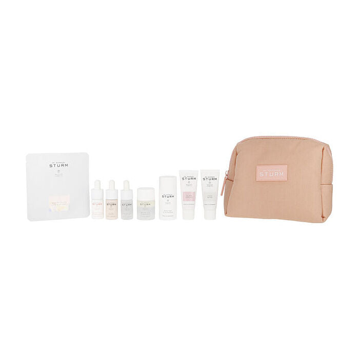 Dr. Barbara Sturm Glow Kit: Enzyme Cleanser Makeup Remover Everything Eye Patches Face Mask Glow Dream Hyaluronic Serum The Better B Glow Drops +1bag 8pcs
