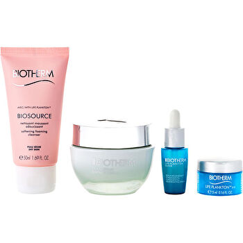 Biotherm Cera Repair Set: Cleans And Soft Skin 50ml/1.7oz & Regenerating Serum 7ml/0.23oz & Cera Repair Cream 50ml/1.7oz & Eye Contour Regenerates 5ml/0.17oz 4pcs