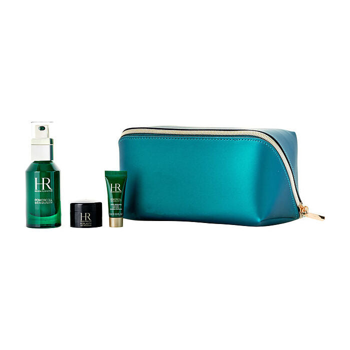 Helena Rubinstein Powercell Invincible Skin Set: Powercell Skinmunity Serum 30ml/1oz & Replasty Age Recovery Night 5ml/0.17oz & Eye Care 3ml/0.1oz 3pcs & Pouch