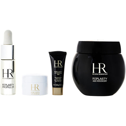 Helena Rubinstein Re-plasty Set: Night Cream 50ml/1.7oz & Day Cream 5ml/0.17oz & Profiller Serum 10ml/0.33oz & Eye Cream 3ml/0.1oz 4pcs