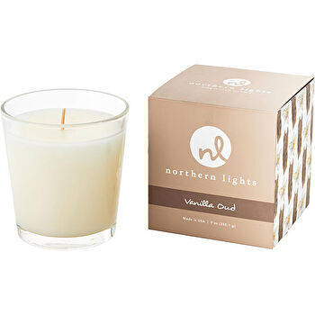 Northern Lights Vanilla Oud White Candle 266ml/9oz
