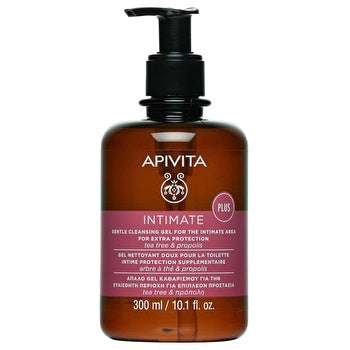 Apivita Intimate Plus Gentle Cleansing Gel For The Intimate Area For Extra Protection Tea Tree & Propolis 300ml