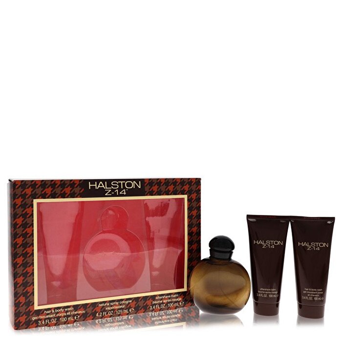 Halston Z-14 Cologne Spray 120ml/4.2oz & Aftershave 90ml/3.4oz & Hair & Body Wash 90ml/3.4oz