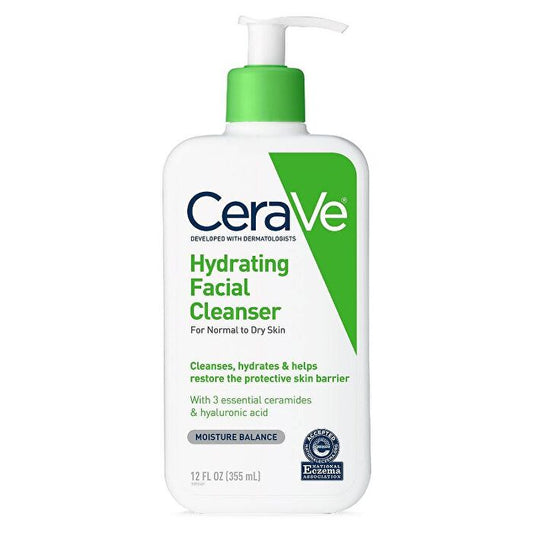 Cerave Hydrating Facial Cleanser For Normal To Dry Skin 355ml/12oz