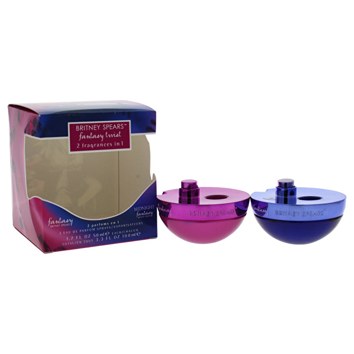 Britney Spears Variety 2 Piece Variety With Fantasy & Midnight Fantasy And Both Are Eau De Parfum Spray 30ml/1.7oz