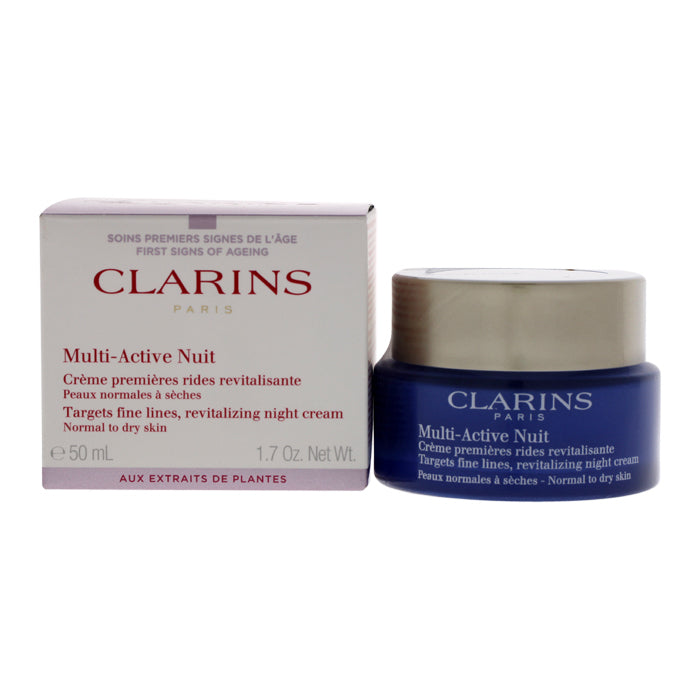 Clarins Multi-active Night Cream (niacinamide And Sea Holly Extract) For Dry Skin 50ml/1.7oz