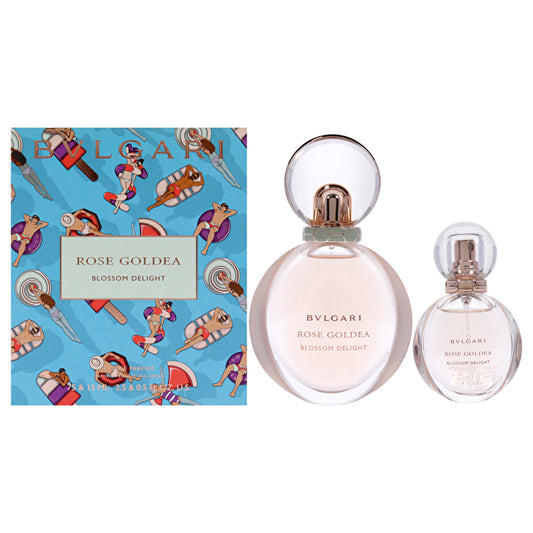 Bvlgari Rose Goldea Blossom Delight Eau De Parfum Spray 60ml/2.5oz & Eau De Parfum Spray 0.5oz